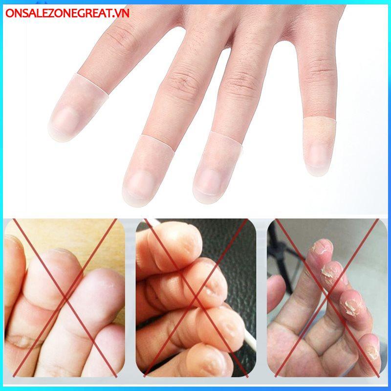 Ons 4 Miếng Dán Bảo Vệ Đầu Ngón Tay Silicon Bảo Vệ Ngón Tay Cho Đàn Guitar Phụ Kiện Tại