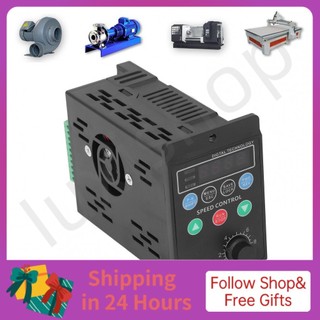 Iuxishop Biến tần điều khiển tốc độ động cơ 3 pha 176‑264V Đầu vào 0‑220V Đầu ra Ổ đĩa biến tần mini cho máy bơm nước