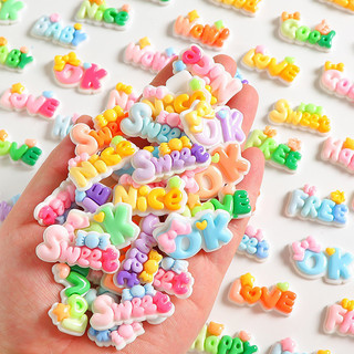 Sticker Chữ Cái Đa Màu DIY | Phụ Kiện Trang Trí Mũ Bảo Hiểm Xe Máy Điện Thoại
