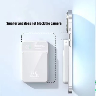 [JLK] Sạc dự phòng từ tính 10000mAh Powerbank không dây 20W Sạc pin di động mỏng cho iPhone 17 Air 16 15 14 Plus 13 12 Pro Max cho Samsung S26 Ultra S25 Edge S24 S23 FE S22 xiaomi