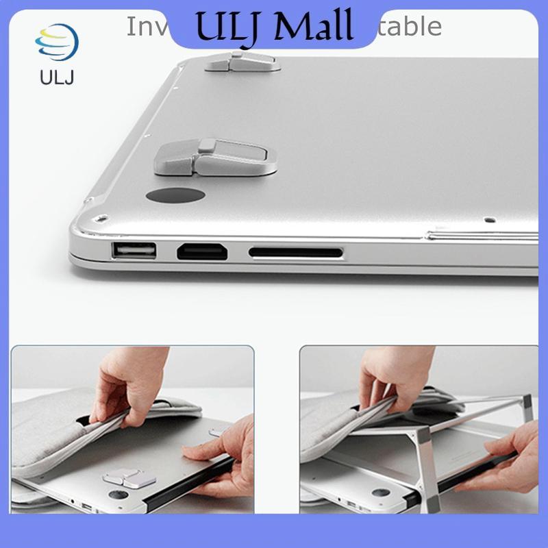 ULJ 2 Chiếc Giá Đỡ Laptop Mini Di Động Có Thể Gập Lại Nvisible Laptop Riser Braet Cho Notebook Giá Đỡ Làm Mát.