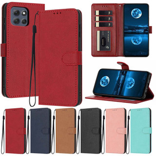 Ốp Ví Da Litchi Cho Moto G17 Power G57 G67 G77 G06 G56 G86 Edge 70 Fusion 60 Stylus 5G G Play 2026 Flip Phone Back Cover