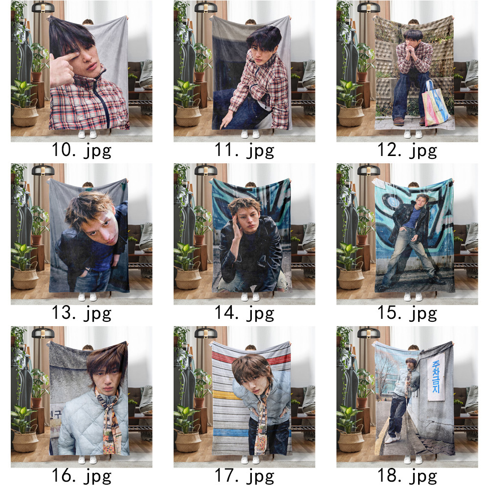 Chăn Flannel in hình CORTIS GREENGREEN ‘ BRIDGE ’ Chăn ném một mặt mềm dành cho người hâm mộ
