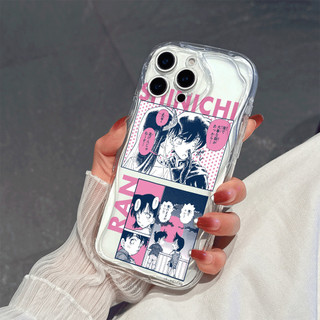 Detective Conan Shinichi Kudo case lưng iPhone Cho 11 case iPhone 16 plus 12 13 14 pro max 15plus cover 15prosoft case