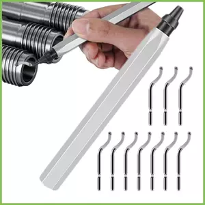 Dụng cụ loại bỏ Burr Tay cầm tiện dụng Dụng cụ tháo Burr Dụng cụ gỡ lỗi in 3D với máy cắt tốc độ cao 10 mảnh cho gelhvn