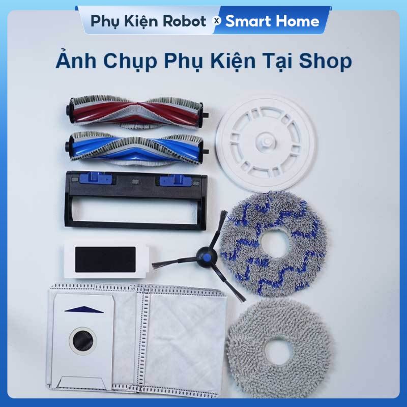 Phụ Kiện Thay Thế Robot Deebot T30 Omni, T30 Pro Omni, T30 Care, T30 Pro, T30 Max, Chổi Cạnh, Bộ Lọc, Túi Bụi & Giẻ Lau
