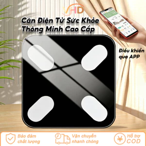Cân Sức Khỏe Thông Minh 4 Điện Cực – Kết Nối APP, Đo Đa Chỉ Số (Mỡ, Nước, BMI), Thuật Toán Chính Xác Cao