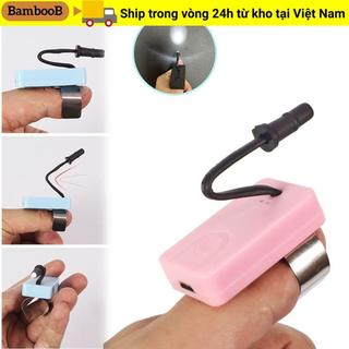 Đèn ngón tay cái chọn tai BAMBOOB, Đèn chọn tai góc chiếu sáng có thể điều chỉnh nổi bật, Dụng cụ lấy tai có thể sạc lại di động