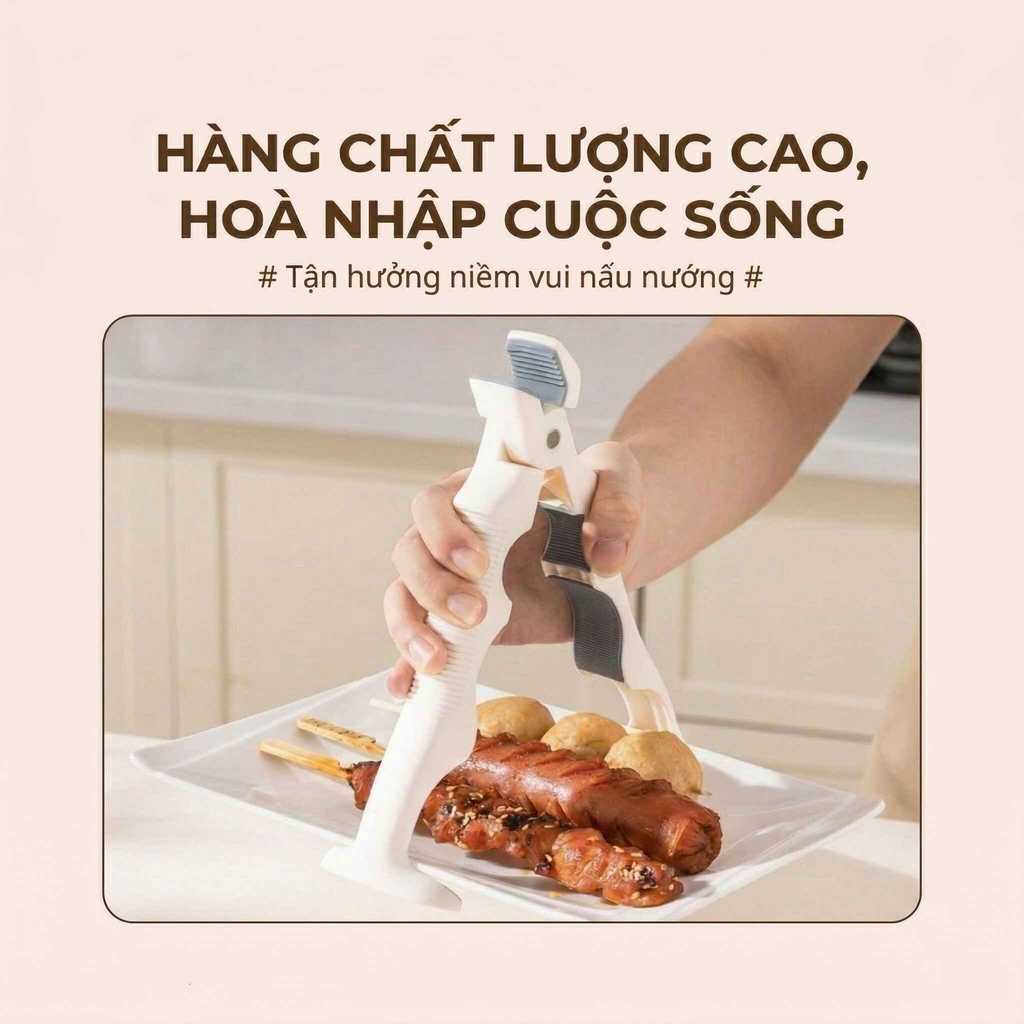 Kẹp Gắp Bát Đĩa Chống Bỏng 3 Trong 1 Đa Năng Dụng Cụ Nhà Bếp Lấy Đồ Nóng Tiện Lợi