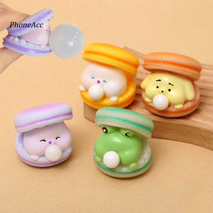 Đồ chơi giảm căng thẳng Trẻ em Bóng căng thẳng Bong bóng thở Burger Bóp Đồ chơi mềm Tpr Fidget Giảm căng thẳng Tiện ích giải nén hình Macaron cho trẻ em Người lớn để thư giãn