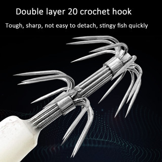 Mồi Câu Tôm Bionic 8cm/5.3g Mực Jig Móc - Thích Hợp Cho Cá Hồi Nước Ngọt