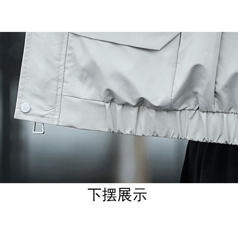Áo Khoác Cổ Đứng Slim Fit Thoáng Khí Cho Xuân Thu