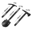 Mô Phỏng Xẻng Kim Loại Axe Pickaxe Bộ Ba Mảnh Phụ Kiện Trang Trí Cho 1 / 10 1 / 8 RC Bánh Xích Trục SCX10 TRXS TRX4 Redcat