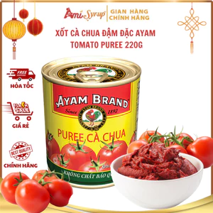 Sốt Cà Chua Đậm Đặc Ayam Tomato Puree 220g – Hương Vị Tự Nhiên, Đậm Đà Chuẩn Vị Ẩm Thực