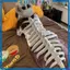Halloween Khủng Long 3D Bộ Xương Trang Phục Sân Khấu Theo Chủ Đề Giả Vờ Chơi Quà Tặng