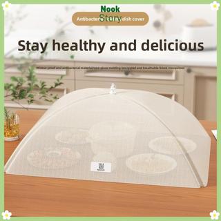 Vỏ đĩa NOOKSTORY, Vỏ bọc thực phẩm có thể gập lại chống bụi, Vỏ bàn ăn lưới có thể giặt được kháng khuẩn Nhà bếp