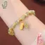 Vòng tay nữ đá giả ngọc Hetian sáng bóng - Trang sức thời trang, quà tặng sang trọng