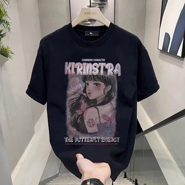 Áo thun nam distro Chim Hải Âu Áo thun Nam Áo Thun Distro Áo thun Nam 24s 30% cotton hợp thời trang in hình Áo thun nam