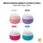 Bình du lịch bằng silicon di động 20ml có nắp Hộp đựng mỹ phẩm Kem dưỡng da mặt toàn thân Hộp đựng kem trang sức du lịch Mini Hộp đựng bột mới