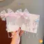 Trẻ em Nàng Tiên Cá Công Chúa Ngọc Trai Bướm Viền Nơ Đầu Trước Dây Xích Kẹp Tóc Cổ Tích Ngọt Bông Tai Kẹp Bé Gái Phụ Kiện Tóc Mới