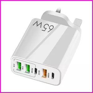 Khối sạc loại C Khối sạc nhanh 4 cổng PD Bộ sạc USB C di động tốc độ cao cho máy tính xách tay Máy tính bảng Tai nghe lyuvn