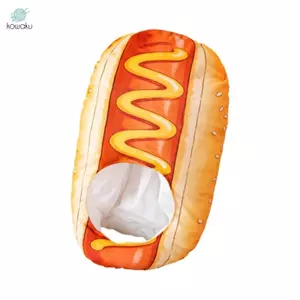 Mũ Hot Dog đáng yêu và vui nhộn, идеально для вечеринок Хэллоуина.