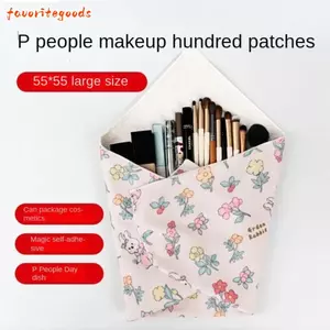 FAVORITEGOODS Vải quấn máy ảnh, Phụ kiện thiết bị chụp ảnh Túi đựng mỹ phẩm gấp có thể tái sử dụng, Bọc chống thấm nước xung quanh túi Vỏ bảo vệ máy ảnh bò