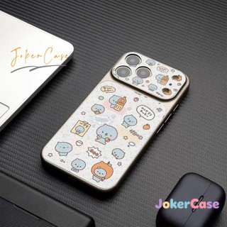 Ốp Lưng Cho IPhone 11 17 16 13 15 12 14 Pro Max 17air 16 15 Plus Vỏ vải Qoo Lychee dễ thương Skin Feel Cover