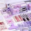 Trường Bắt Đầu 8 Lớp Lật Hộp Đựng Bút Chì Trong Suốt Cô Gái Bướm Series Dung Tích Lớn Giá Trị Cao Hộp Đựng Văn Phòng Phẩm04160416