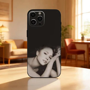 Ốp Điện Thoại TP-2 Singer M-Mariah Carey Cho iPhone17,16,15,14,13,12 Plus, Max Silicon Mềm Màu Đen