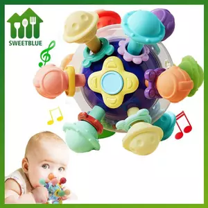 SWEET Atomic Ball Baby Montessori Đồ chơi giác quan cho bé 0-6 6-12 tháng, Đồ chơi mọc răng cấp thực phẩm cho trẻ sơ sinh n