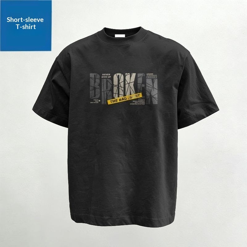 <![CDATA[Áo thun cotton nguyên chất, thiết kế cổ điển phù hợp streetwear, unisex]]>