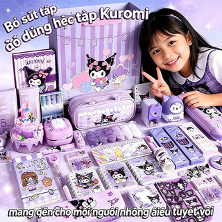 Bộ đồ dùng học tập hoạt hình đáng yêu Set văn phòng phẩm đáng yêu làm quà sinh nhật cho học sinh