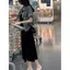 Áo Khoác Denim Ngắn Phối Hợp Với Áo Polo Short Nam Tông Phong Cách Retro Cho Nữ