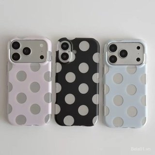 Ốp Điện Thoại Thích Hợp Cho iPhone Tươi Dễ Thương Rỗng Chấm Bi Trong Suốt Thích Hợp Cho iPhone17promax16 Vỏ Mềm 15plus14 Bao Gồm Tất Cả131211Vỏ bảo vệ LWNP