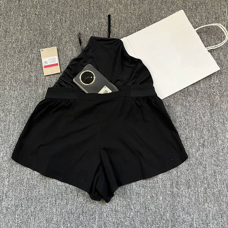 [Customized] Sports Exercise Shorts Adhesive Quick-Drying Shorts Triangle Lining Men's and Women's Breathable Marathon Training Waist Pack NdNe