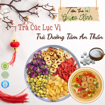 Trà Hoa Cúc Lục Vị - Trà Dưỡng Tâm An Thần - Trà Dưỡng Nhan, Thanh Nhiệt, Giải Độc, Ngủ Ngon
