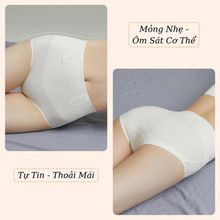 Quần lót su cạp cao VANVENE QG208 gen bụng chống cuộn nâng mông tàng hình không lộ viền cao cấp