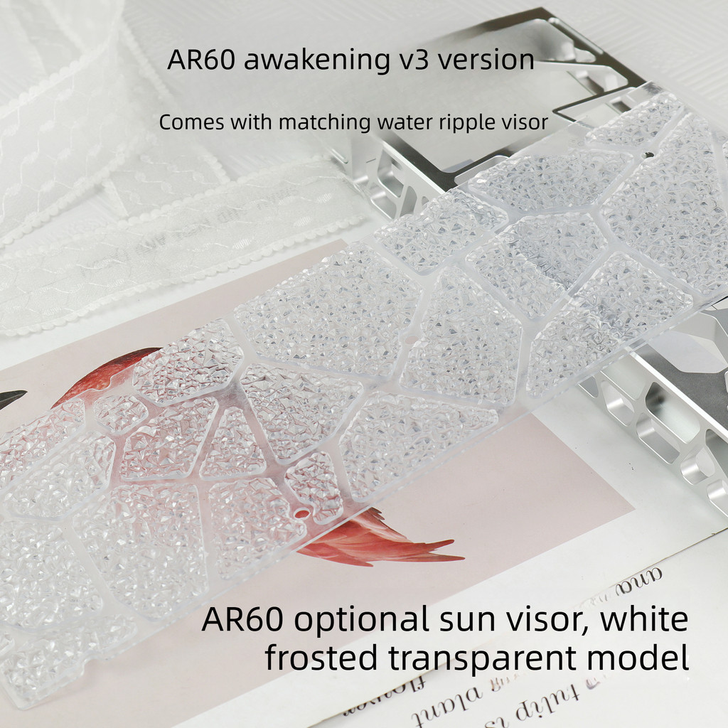 AR60 Vỏ rỗng CNC Full Nhôm Anodic Oxy hóa Tương thích Wooting60 / MAD60 / WIN60 Vỏ bàn phím