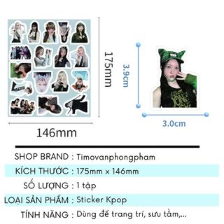 Sticker Idol Kpop Hình Dán Cắt Sẵn Fandmade Girl Crush Timo ST24