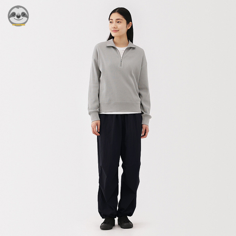 Quần ống rộng phong cách Nhật Bản MUJI - Dáng rộng thoải mái