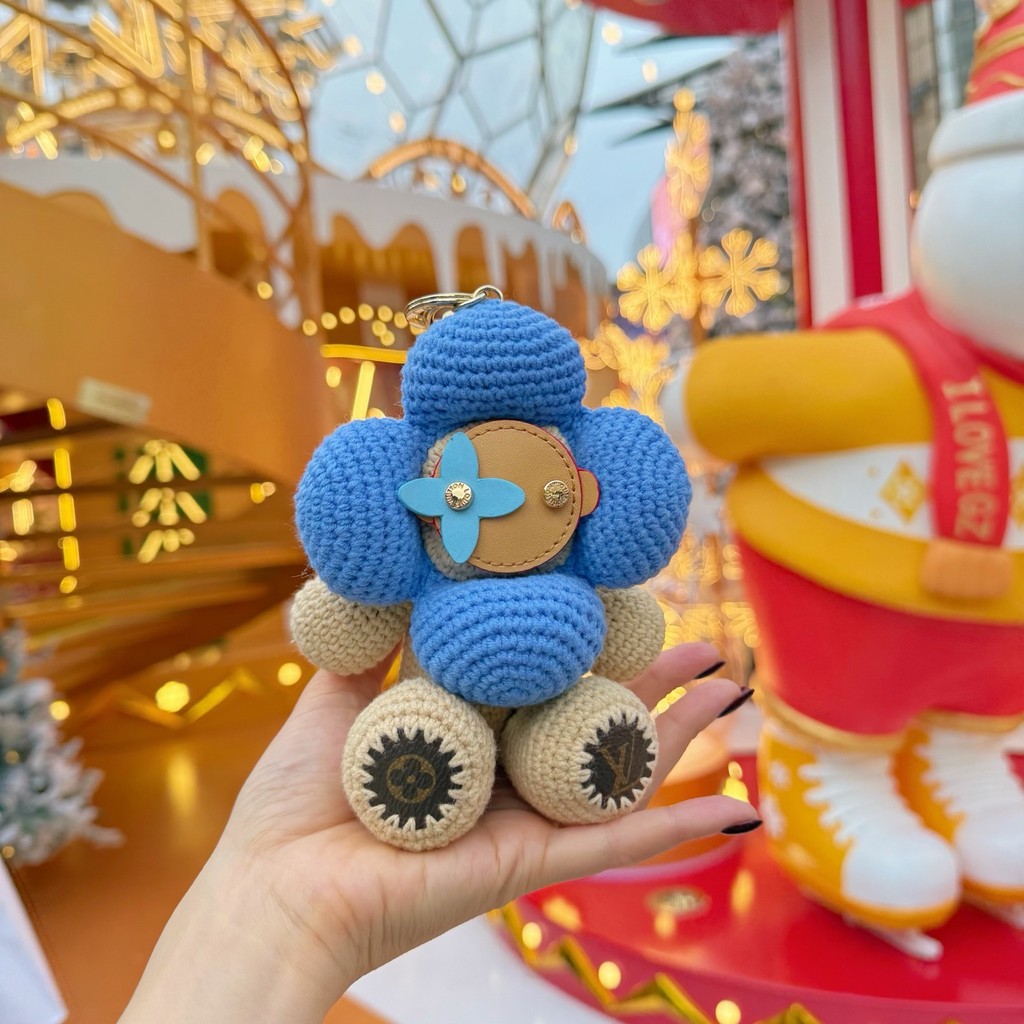 Búp bê len bán chạy cổ điển Búp bê đan thời trang Mặt dây chuyền búp bê hợp thời trang Độc đáo