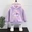 Áo Hoodie chui đầu hoạt hình Kuromi dành cho trẻ em Áo nỉ nhẹ dành cho trường học ngoài trời Sử dụng hàng ngày