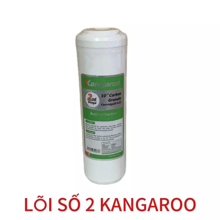 Lõi lọc nước số 2 Kangaroo hàng cho tất cả dòng máy lọc nước RO cốc 10 inch, lọc mùi màu không tốt trong nước
