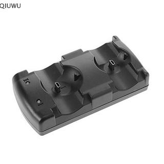 QIUWU Trạm sạc usb màu đen cho bộ điều khiển di chuyển playstation 3 ps3 .