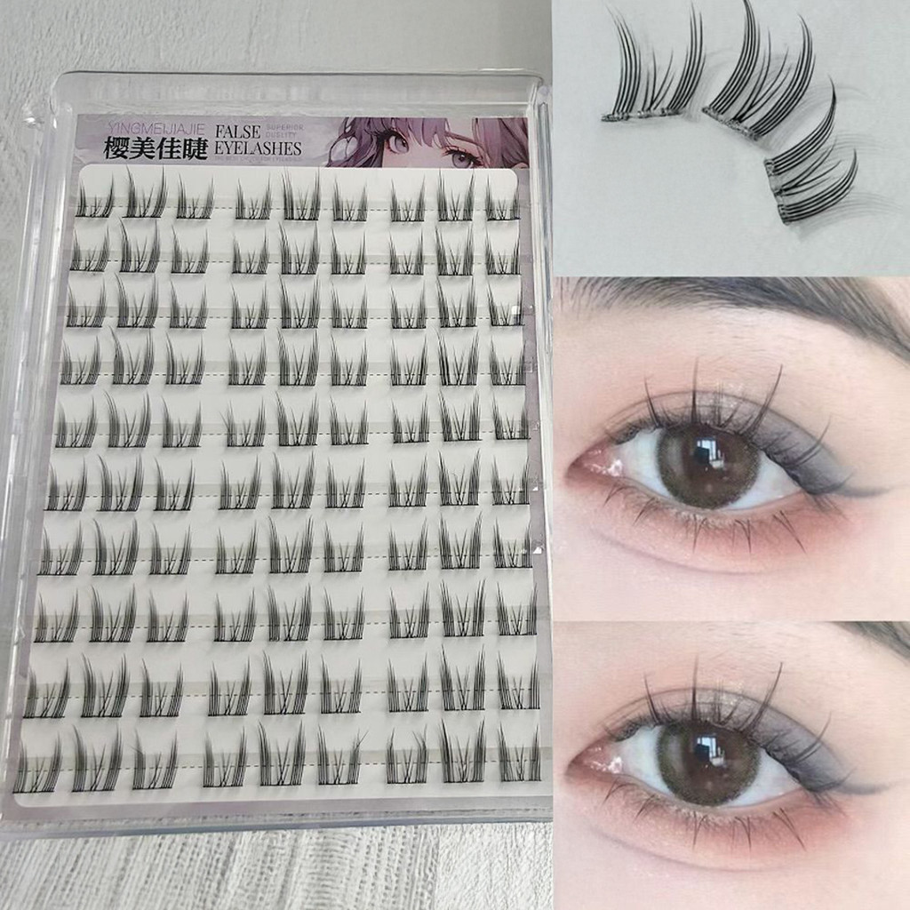 Lông mi giả Black C Curl 7-13mm Chiều dài hỗn hợp với dây đeo mềm để chụp ảnh hàng ngày và phát trực tiếp