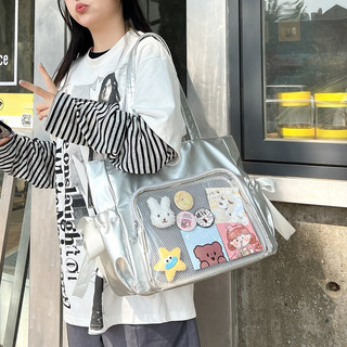 Dây buộc nơ nylon trong suốt chống thấm nước PVC túi đeo vai itabag nữ