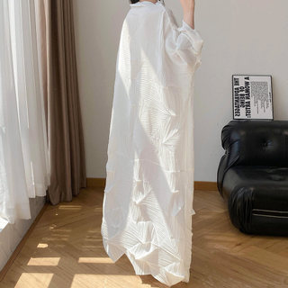 Đầm xẻ ly Miyake kim cương, size lớn, phù hợp thời trang hiện đại