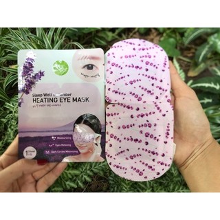 Mặt nạ tạo nhiệt giảm quầng thâm và bọng mắt Baby Bright Sleep Well Lavender Heating Eye Mask 15g