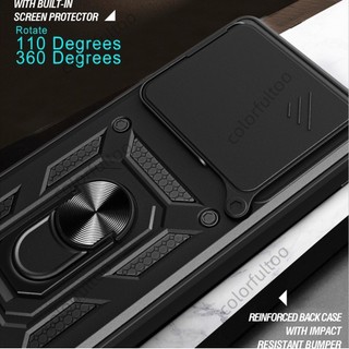 Ốp Nhẫn Từ Tính Cho Redmi Note 15 Pro Plus 15Pro + Note15 Note15Pro 5G 4G 2026 Armor Vỏ Chống Sốc Đẩy Kéo Camera Protec Vỏ Điện Thoại PC Cứng Ốp Lưng Đứng Giá Đỡ Ốp Lưng